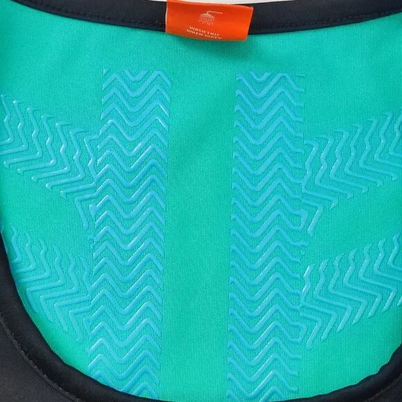 Puma ACTV Gym compression tank women's size S grey turquoise - Picture 9 of 14